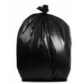 Black Garbage T-Shirt Plastic Dustbin Trash Bags on Roll