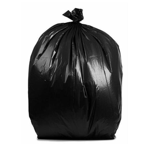 Black Garbage T-Shirt Plastic Dustbin Trash Bags on Roll