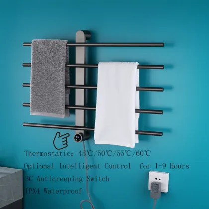 Smart Electric Towel Rack - Gun Grey Bathroom Heater