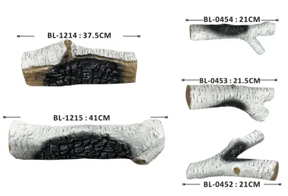 ABLE Realistic Artificial Charred Log Sets