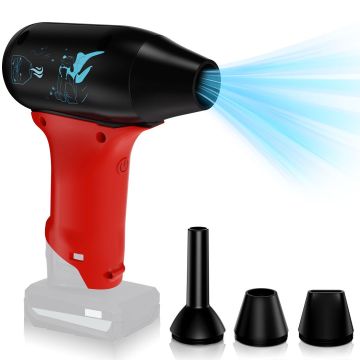 Rechargeable Cordless Jet Fan Blower for Milwaukee M12 12V Lithium Battery with 3 Adjustable Speeds