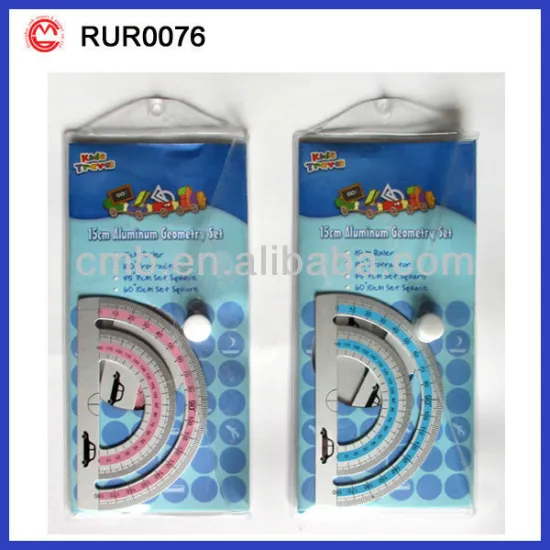 ALUMINUM RULER SET FOR BOYS AND GIRLS