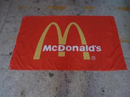 mcdonald flag mcdonald banner 90*150CM polyster