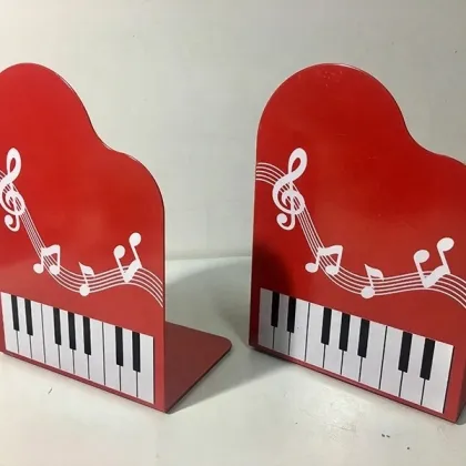Musical notes piano violin book stand children's iron