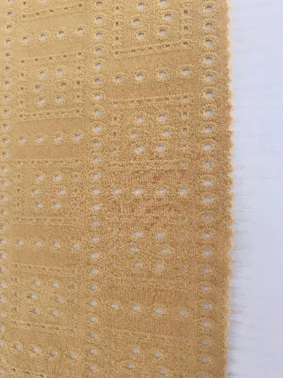 Eyelet Jacquard Knit Texture