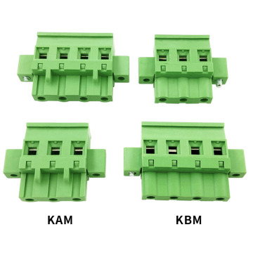 7,62mm Pitch Plug-in Κάθετη Θηλυκή Σύνδεση Τερματικού Μπλοκ με Συνδυαστικές φλάντζες Τύπου Α &amp; Τύπου Β