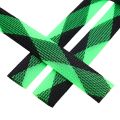 Itim na Berde na Pattern na Braided Sleeve