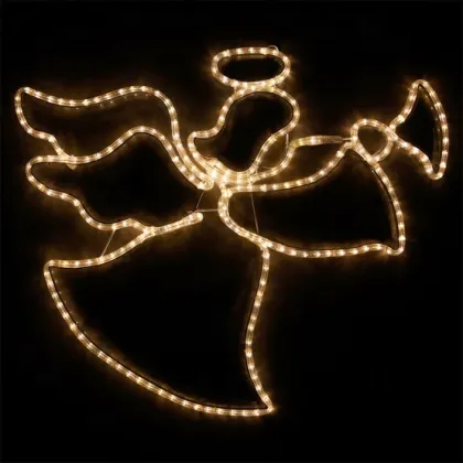 Outdoor Lighted Christmas Angel Decorations