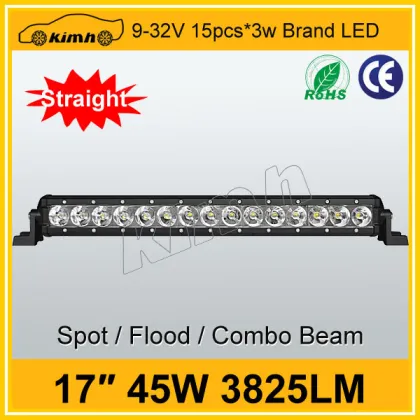 Wholesales led light 17" 45w 4x4 offroad led lighting bars