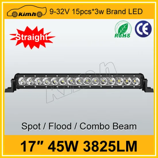 Wholesales led light 17" 45w 4x4 offroad led lighting bars