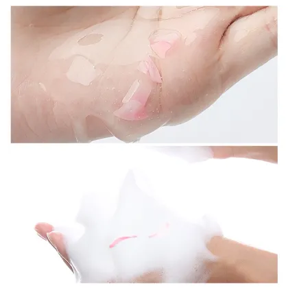 Customized New Brand Mild Non-Irritating Collagen Cherry Blossom Facial Cleanser