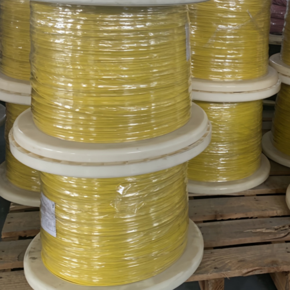 PVC Electric Wire-YELLOW 0.5mm2