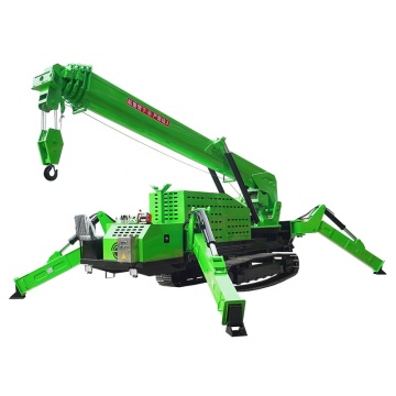 Chinese Mini Electric Crawler Crane and Spider Crane - 5 Ton and 2 Ton Capacity