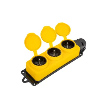 Водонепроницаемая электрическая розетка 16А 250В переменного тока с крышкой