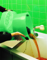 filtre à eau vert tambour aspirateur