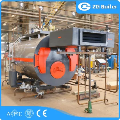 Gas steam boiler gas boiler with high steam boiler pressure