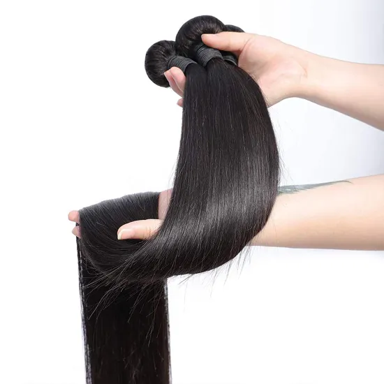 Grade 10A Raw Virgin Human Hair Weave Cuticle Aligned Wholesale Virgin Brazilian Human Hair Bundles Vendor Straight Hair Sales