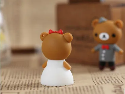 Cartoon Bear Bride Groom Usb Flash Drive