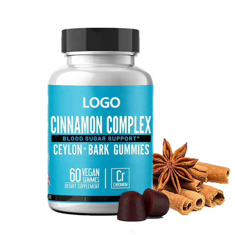 OEM/ODM Natural Joint and brand Support Ceylon Cinnamon Complex Gummies Lower Blood Sugar Gummies