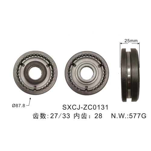 Manual Gearbox Synchronizer Hub Sleeve Assembly 33364-26010 33362-35040 for Toyota 3L
