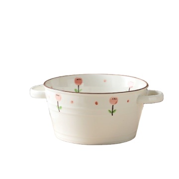 Modern Simple Style Large Capacity Ceramic Soup Bowl - Creative Cute Tableware