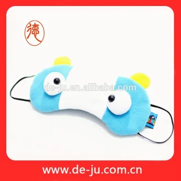 Light Blue Cotton Fabric Kids' Sleeping Eye Masks