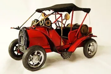 Antique metal Open car toys