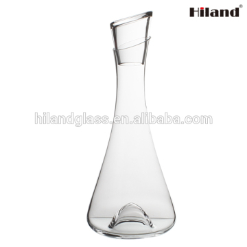 Promotional wholesale hand blown glass wine decanter