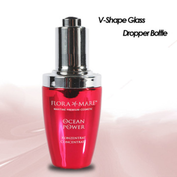 30ml Rose Glass Dropper Bottle 