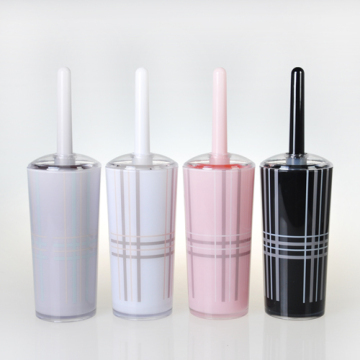 british style double thickness toilet brush with base plastic houseware