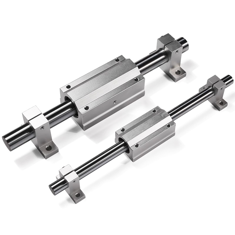 SCE/SCS8LUU to SCS16LUU Aluminium Round Linear Guide Slider Block Bearings for CNC Machines