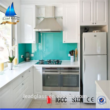 Toughened Back Painted Glass Panel Backsplash