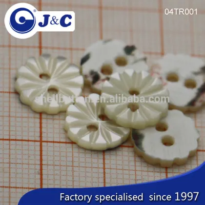 J&C Trocas shell buttons for fashion shirt.TR001,002