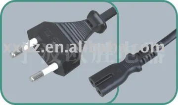 SCHUKO power cord with C7 connector