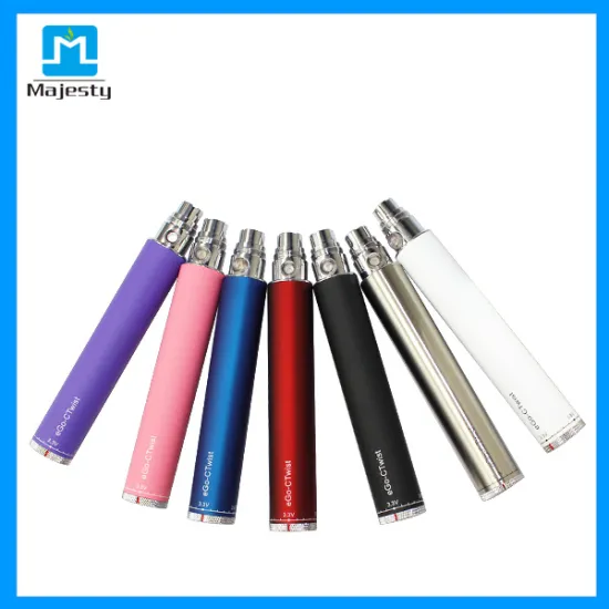 Newest Design Electronic Cigarette Battery With Adjustable Voltage 3.2V-4.8V 1300mah Ego Battery Ego Twist For Sale