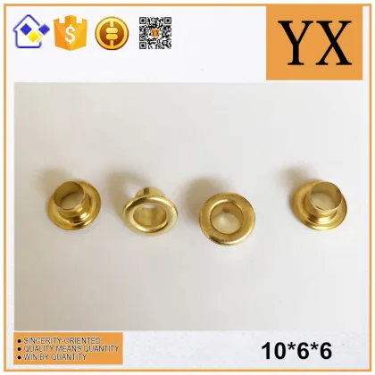 Brass grommets eyelets for clothing in Canada market