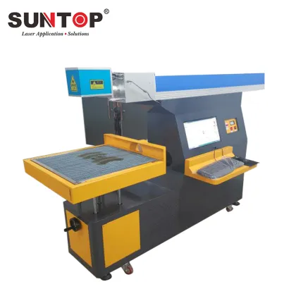 Suntop Large Size GSI JK LASER 3D Dynamic CO2 Laser Marking Machine for Textile