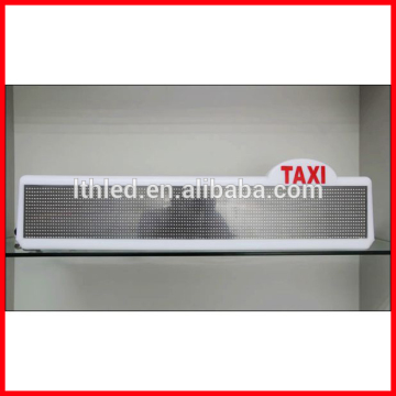 Double sided taxi top led display, wireless taxi led top light display