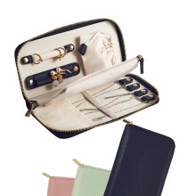 New Design Leather Portable Jewelry Travel Storage Box