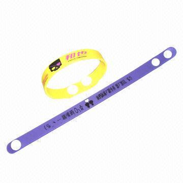 Adat Logo dicetak laras silikon Wristband, perintah-perintah OEM adalah dialu-alukan
