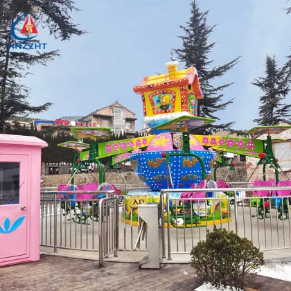 Bicycle Amusement Ride: Rotating Pedal Flying Chair