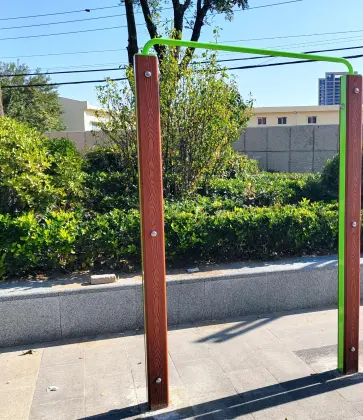 Outdoor gym Equipment Single Pull-up Bar Station