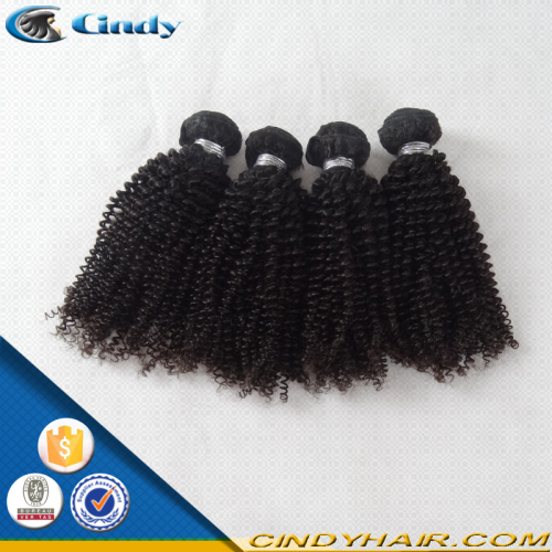 Fast Shipping Kinky Curly 100 Percent Unprocessed Indian Remy Human Hair Weave Distributors