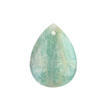 보석을 만들기위한 Amazonite 18x25mm 눈물 방울 석재 펜던트