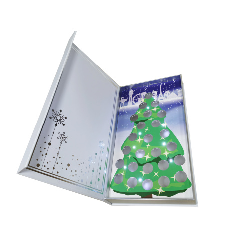 Magnet control LED light paper chocolate box packaging