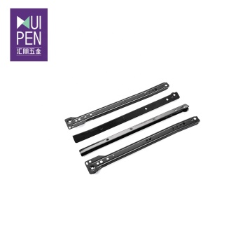 Wholesale Powder Coating Drawer Slide for Furniture Kitchen Cabinet Guide Rail Nylon Wheel Slide Rail