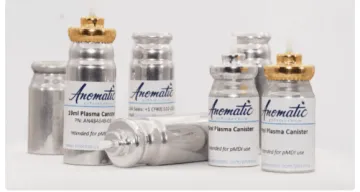Plasma MDI Coated Canisters Drug delivery system