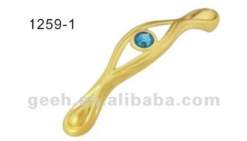 Zinc Alloy Pearl Decorated Door Handle