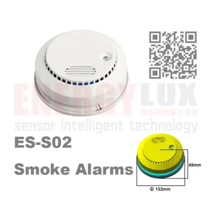 9V DC SMOKE ALARM ELECTRIC SENSOR ALARM ES-S02