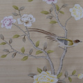 Warm brown durability hand-painted wallpaper